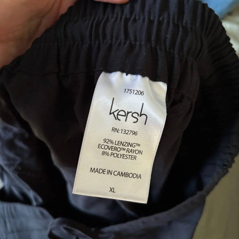 Kersh •‎ Black Drawstring Shorts